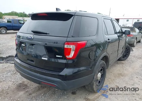 2016 Ford Police Interceptor из США, поврежденный, VIN 1FM5K8AR6GGA19144